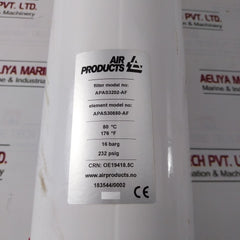 Air Products Apas30850 Filter Element 16 Barg 232 Psig