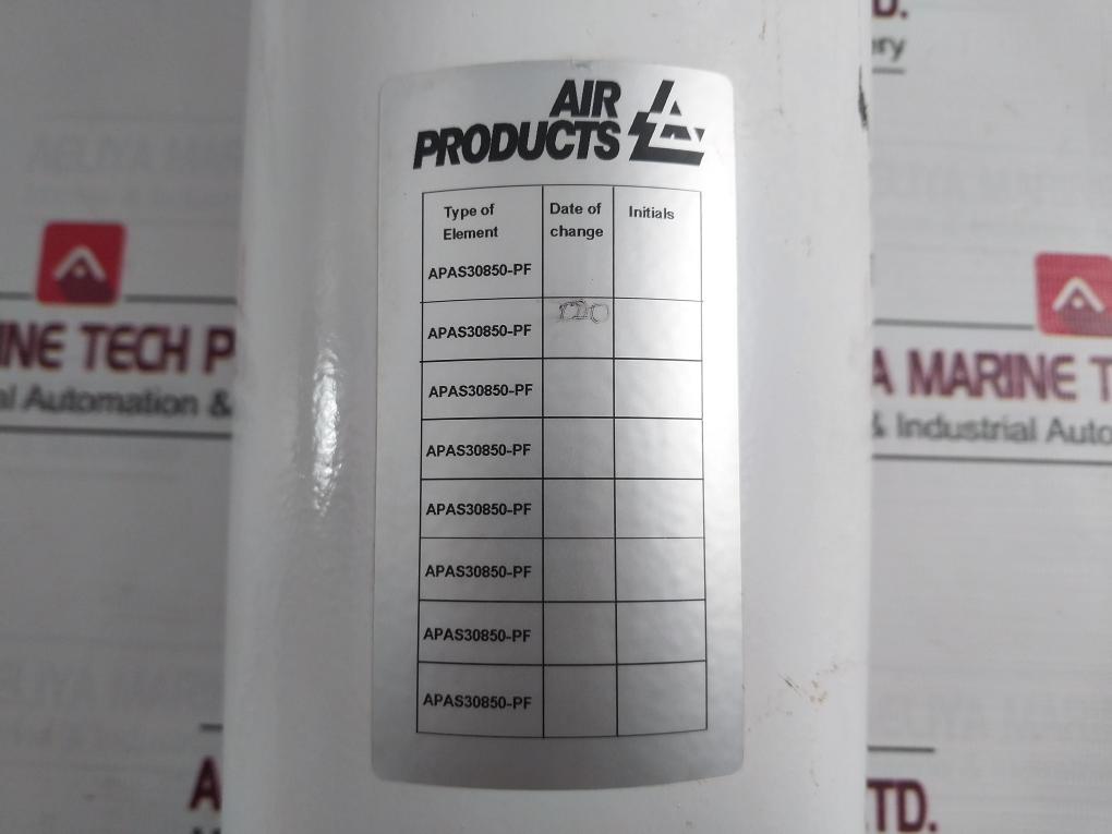 Air Products Apas3202-pf Filter Element Apas30850-pf 232Psig 16 Barg 80 C 176 F