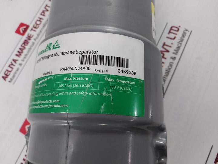 Air Products Pa4050N24A00 Nitrogen Membrane Separator Module 385Psig (26.5 Barg)