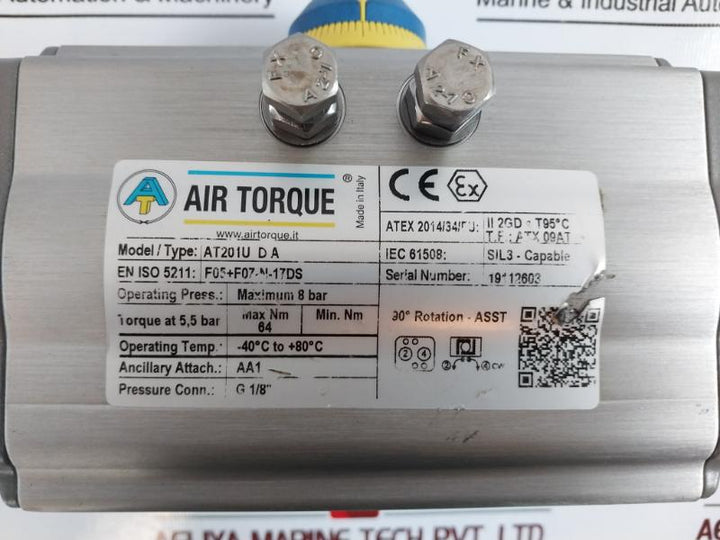 Air Torque At201U D A Pneumatic Valve Actuator Max 8 Bar