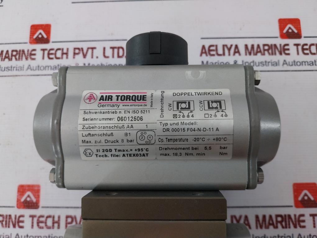 Air Torque Dr 00015 F04-n-d-11 A Pneumatic Actuator New
