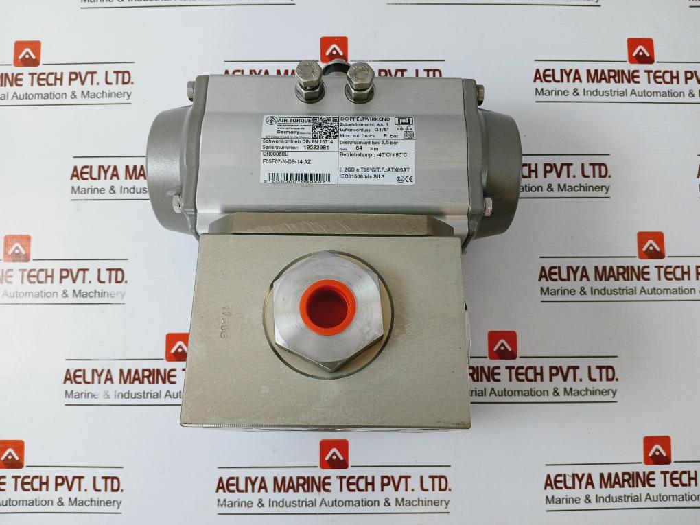 Air Torque Dr00060u F05f07-n-ds-14 Az Pneumatic Actuator 8 Bar