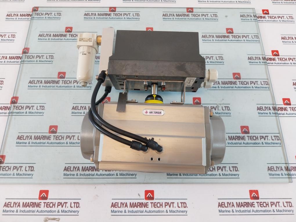 Air Torque DR00150U AL Pneumatic Actuator W/ 6DR5020-0NG30-0AB0/ AF20-F02C-2-A