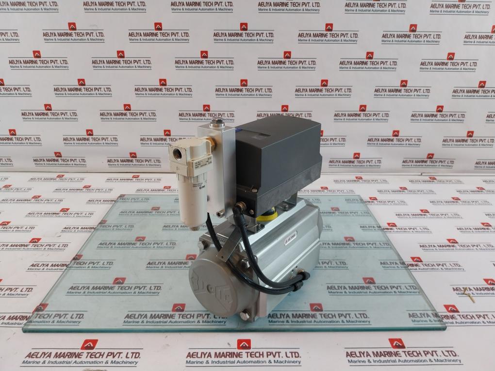 Air Torque DR00150U AL Pneumatic Actuator W/ 6DR5020-0NG30-0AB0/ AF20-F02C-2-A