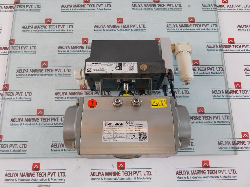 Air Torque DR00150U AL Pneumatic Actuator W/ 6DR5020-0NG30-0AB0/ AF20-F02C-2-A