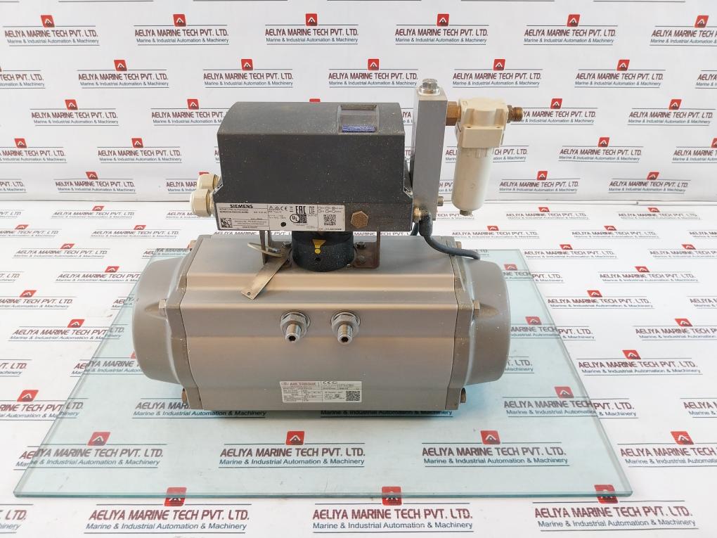 Air Torque DR00450U AZL Pneumatic Actuator W/ 6DR5020-0NG30-0AB0/ AF20-F02C-2A