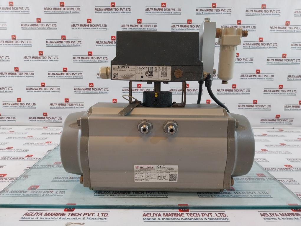 Air Torque DR00450U AZL Pneumatic Actuator W/ 6DR5020-0NG30-0AB0/ AF20-F02C-2A