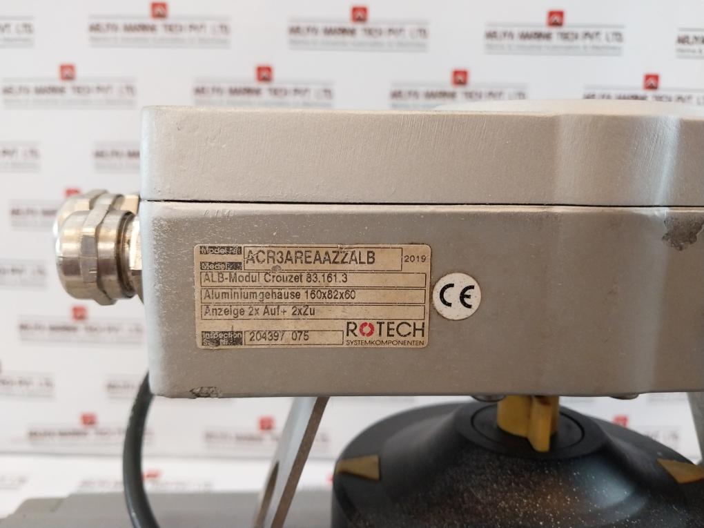 Air Torque Dr01200U Azl Pneumatic Actuator With Rotech Acr3Areaazzalb Alb-module