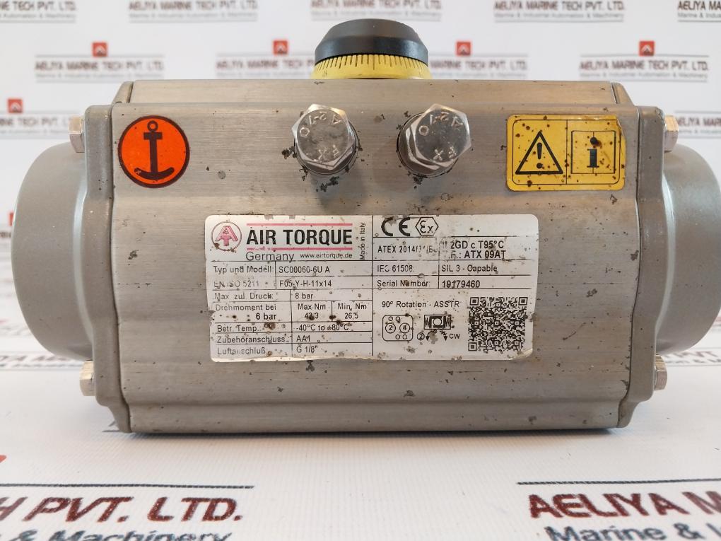 Air Torque Sc00060-6u A Pneumatic Actuator