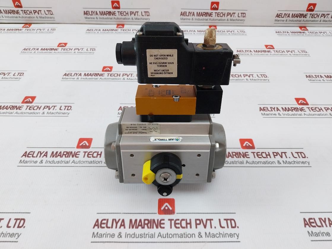 Air Torque Al-79,101U-s12 A Pneumatic Actuator W/ Solenoid Valve 495905C2 G 1/8"