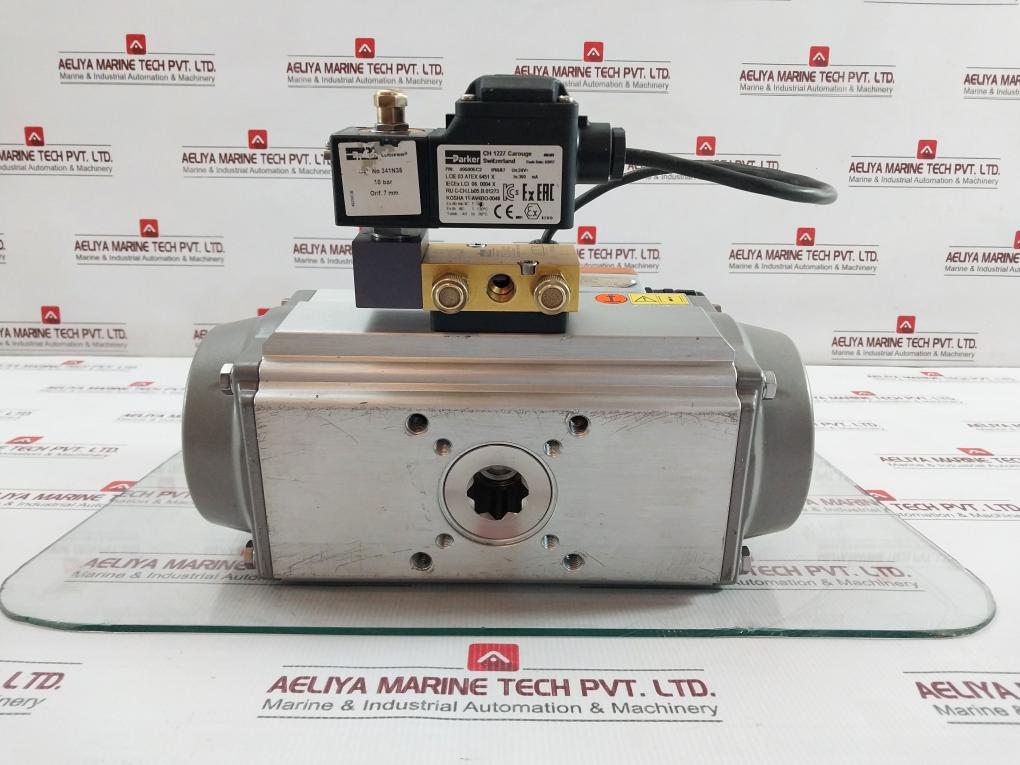 Air Torque Dr00220U Azl Pneumatic Actuator 8 Bar 24V Dc 360 Ma Ip66 / Ip67.