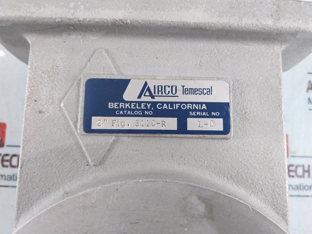 Airco Temescal 2” Fig. 5110-r Vacuum Gate Valve