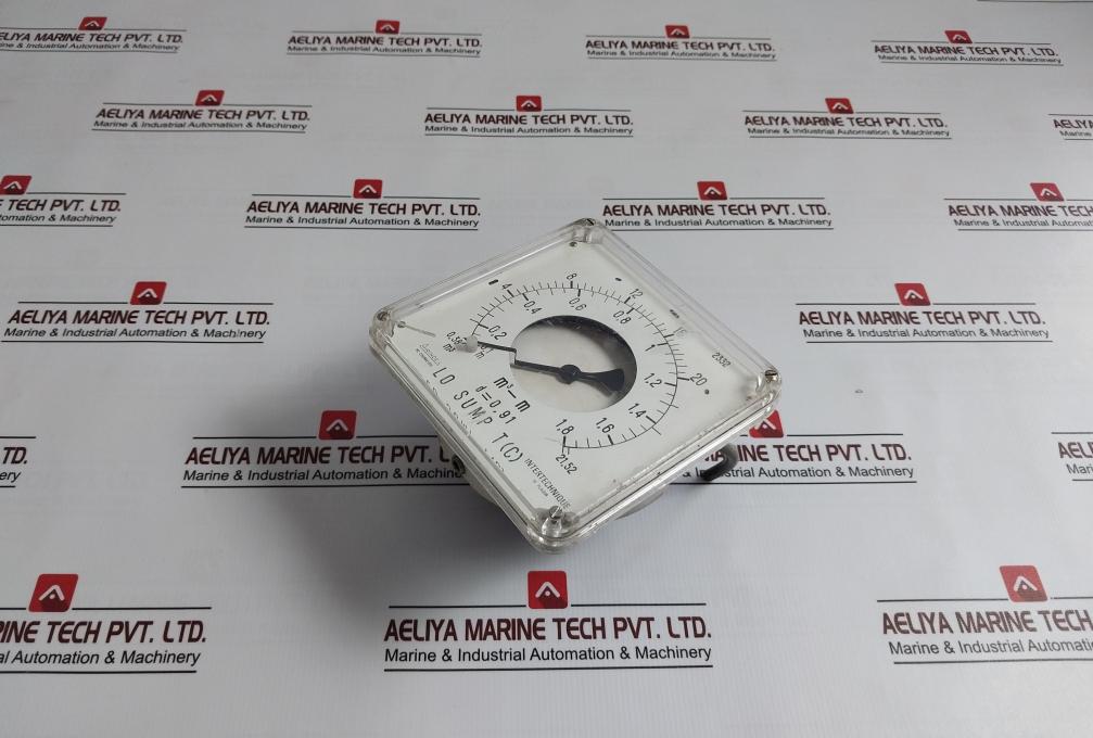 Airindex Analog Level Indicator Intertechnique 0.1-1.8 M