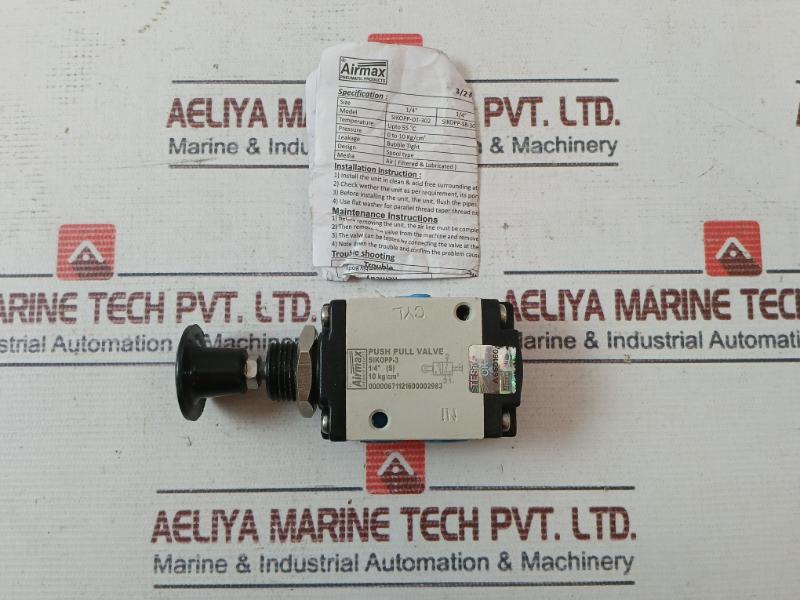 Airmax Sikopp-3 3/2 Push Pull Valve 10 Kg/Cm2 00000671121600002983