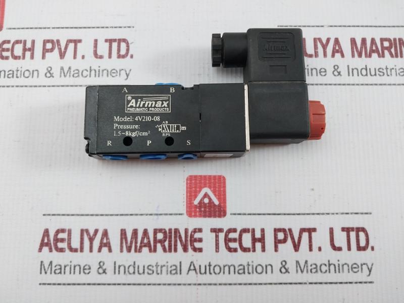 Airmax Single Solenoid Valve 1.5-8 Kgf/Cm2 4V210-08