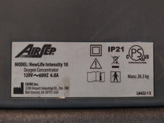 Airsep Newlife Intensity 10 120V 60Hz 6.0A 3Meter As099-101 Oxygen Concentrator
