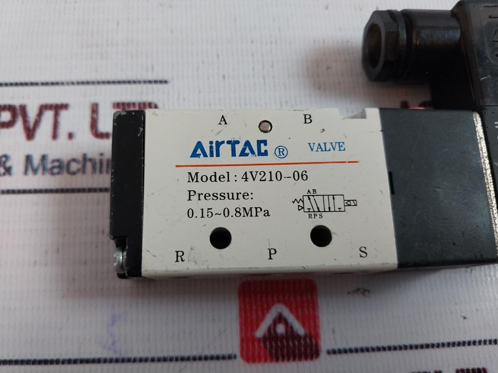 Airtac 4V210-06 Solenoid Air Valve 0.15~0.8 Mpa Ip65