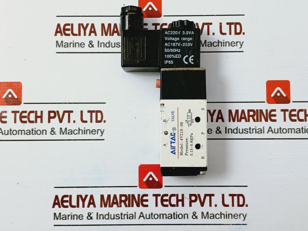 Airtac 4V210-06 Solenoid Air Valve AC220V 3.5VA