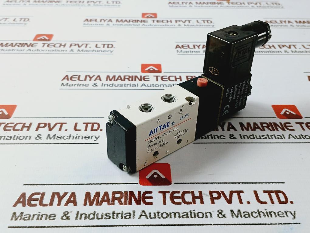 Airtac 4V210-06 Solenoid Air Valve AC220V 3.5VA