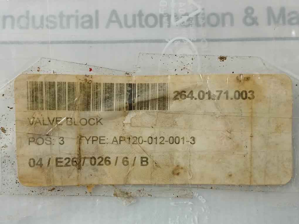 Airtec L 03 311 Pneumatic Valve Block 264.01.71.003