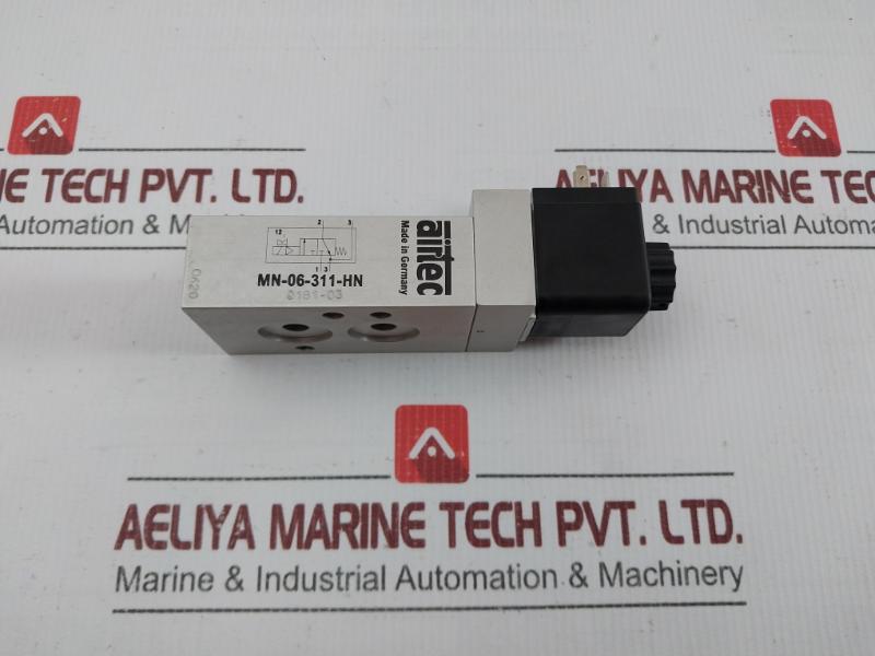 Airtec Solenoid Pneumatic Valve Part No: Mn-06-311-hn 230V 50-60Hz 10Bar