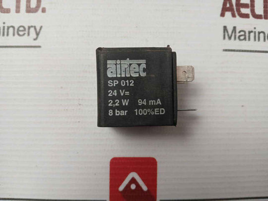 Airtec Sp 012 24Vdc Solenoid Valve Coil 2.2W 8-bar