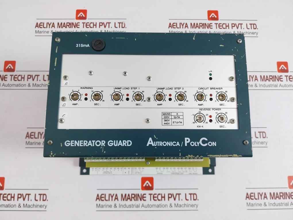 Ak-35/4 Enerator Guard Reverse Power Relay Autronica
