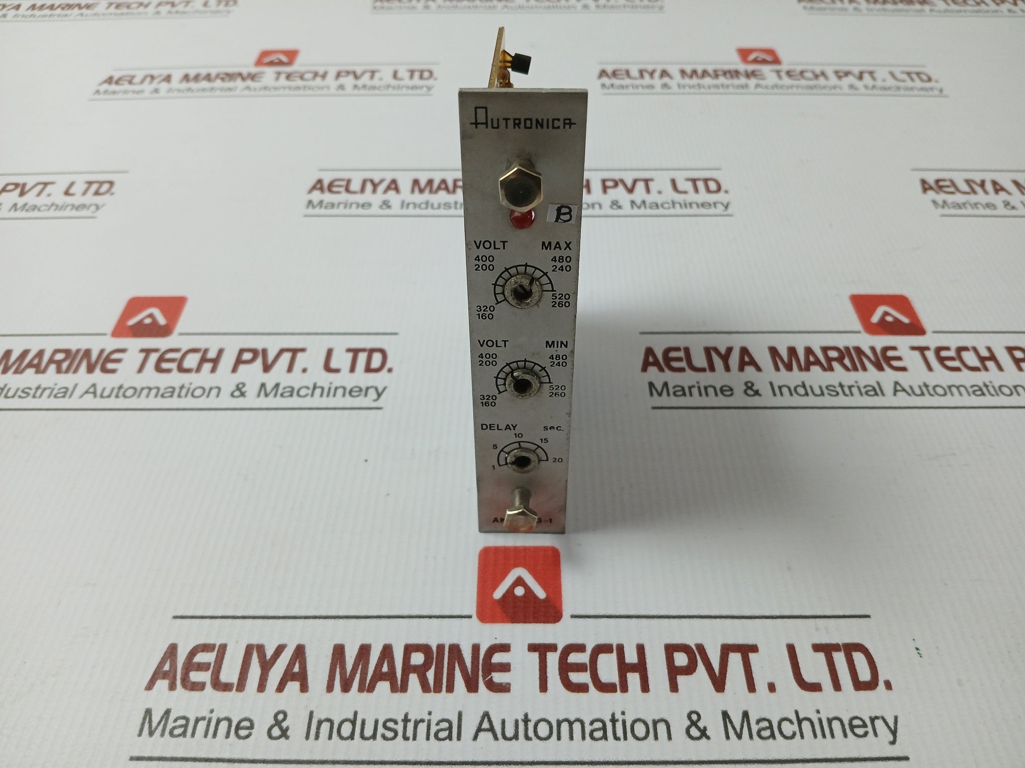 Ak-38/1 Voltage And Frequency Monitor 45-65 Min 1-20 Sec Autronica
