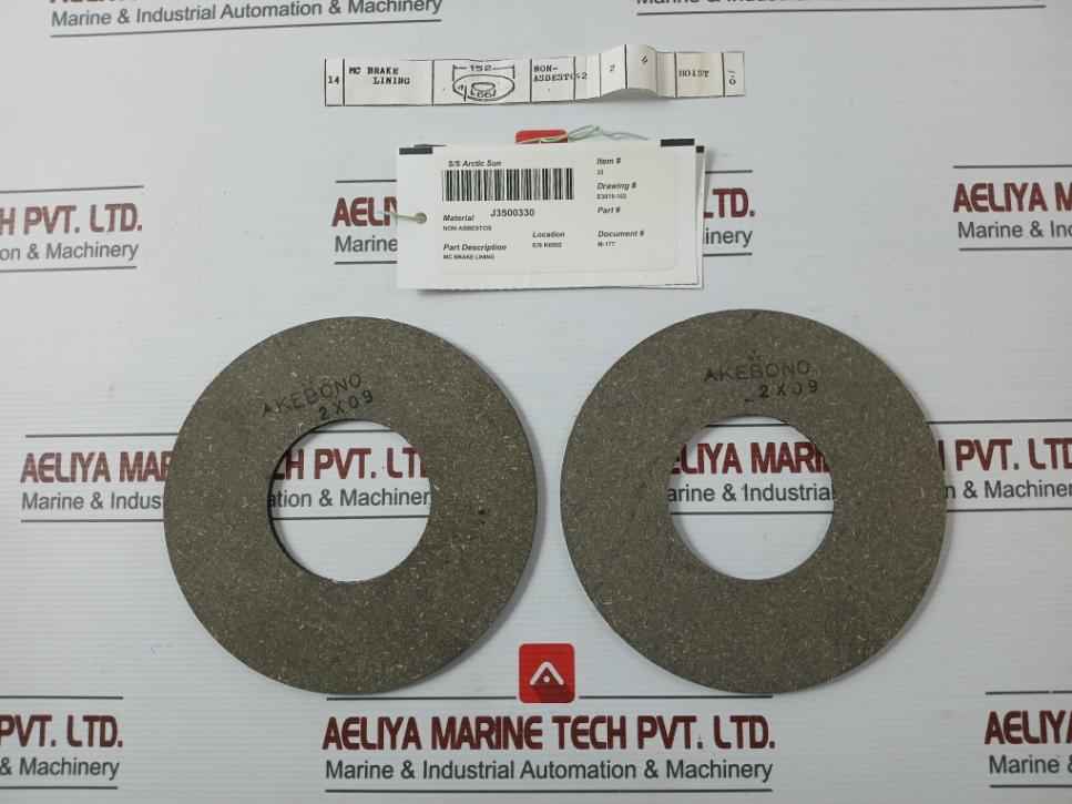 Akebono J3500330 Mc Brake Lining
