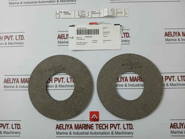 Akebono J3500330 Mc Brake Lining