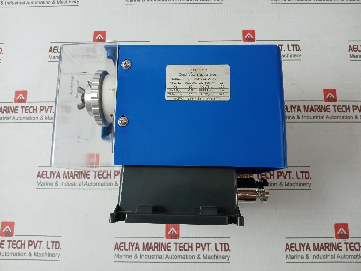 Akebono Acfa-25-30-act Continuous Injection Pump 2012001