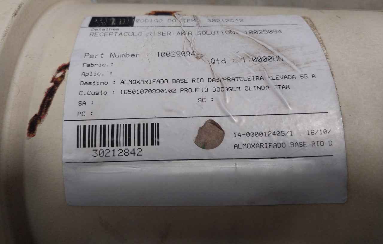 Aker 10029094 Riser Container Rev: 00