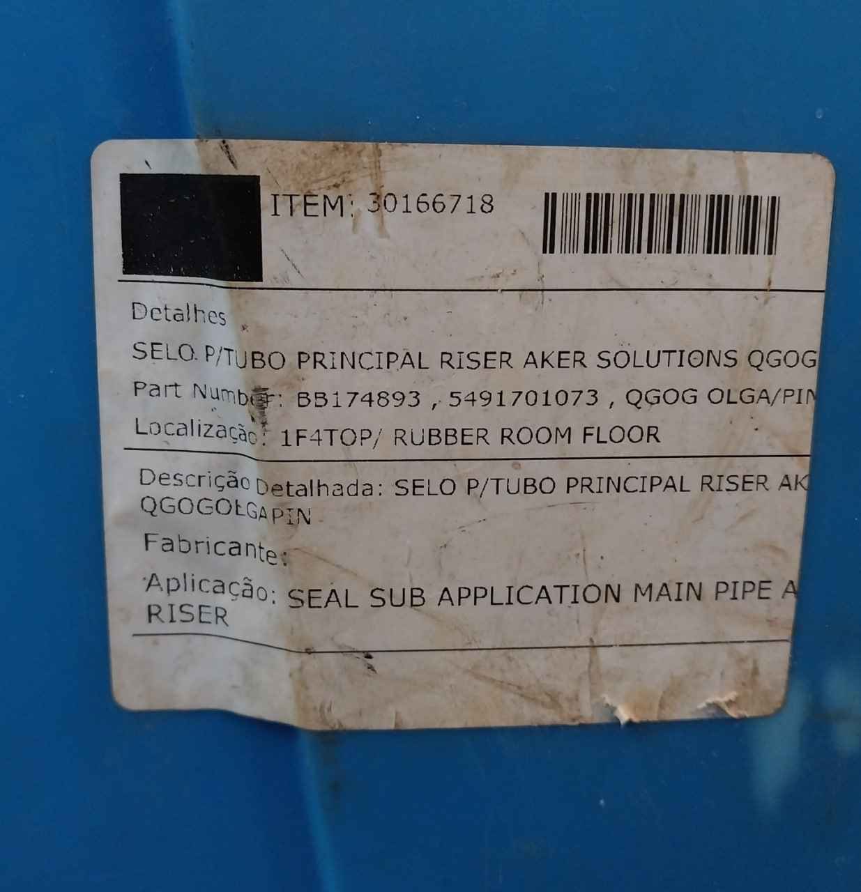 Aker 30166718 Seal O-ring Bb174893, 5491701073
