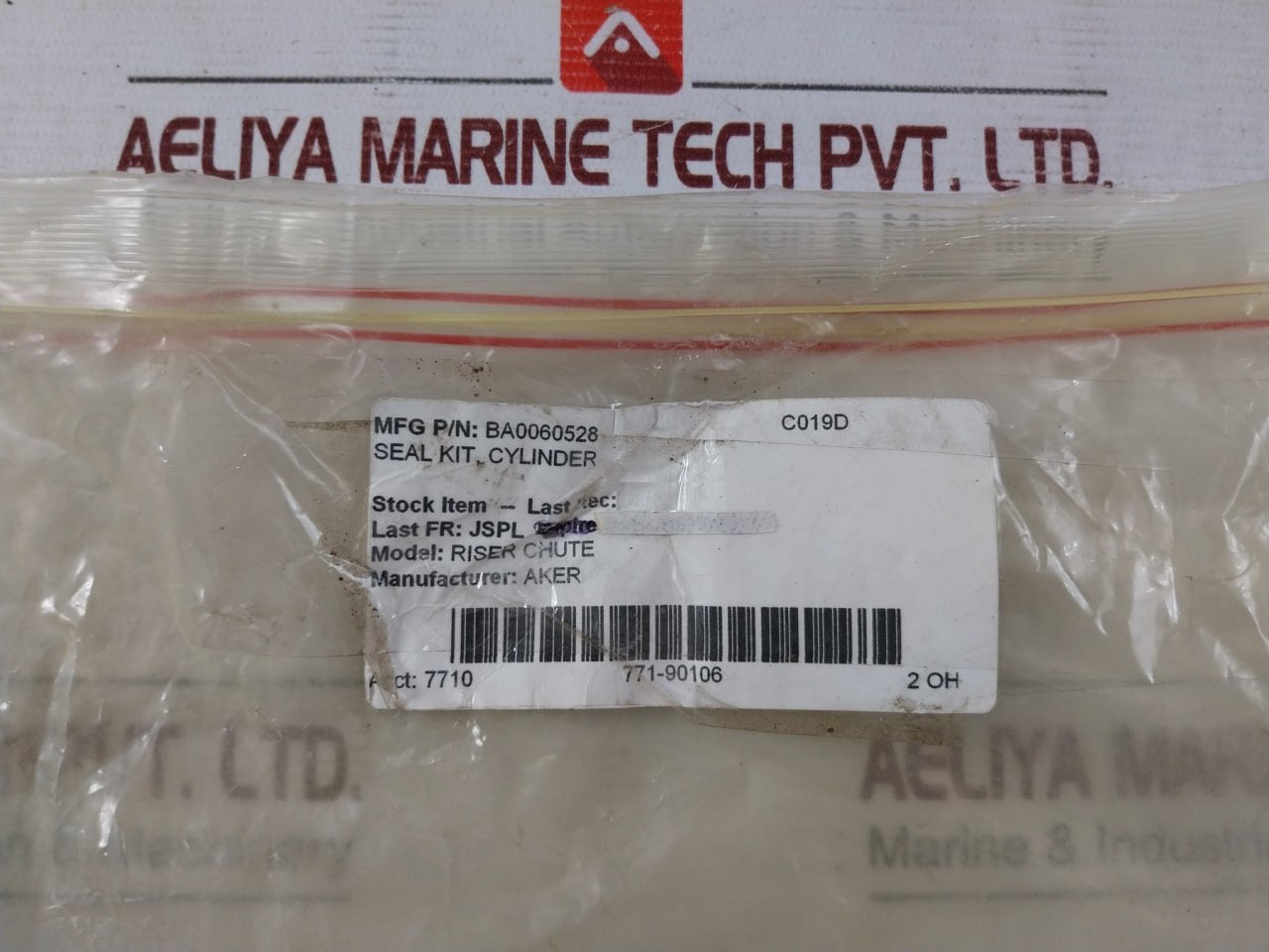 Aker Ba0060528 O-ring Seal Kit For Cylinder Kit Riser Chute Cyp20200090