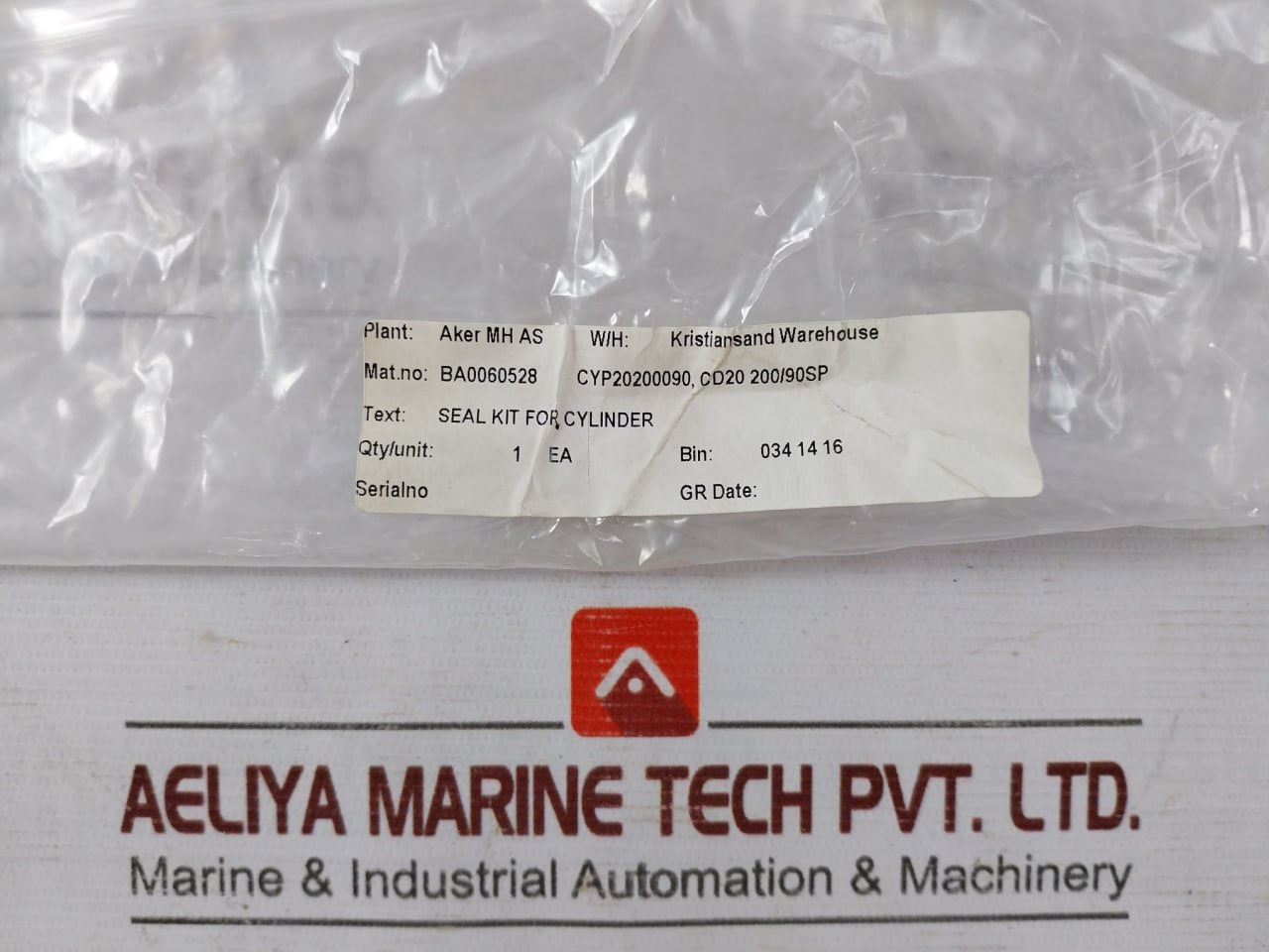 Aker Ba0060528 O-ring Seal Kit For Cylinder Kit Riser Chute Cyp20200090