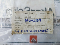 AKER BA0102337 Valve Repair Kit 325-0316