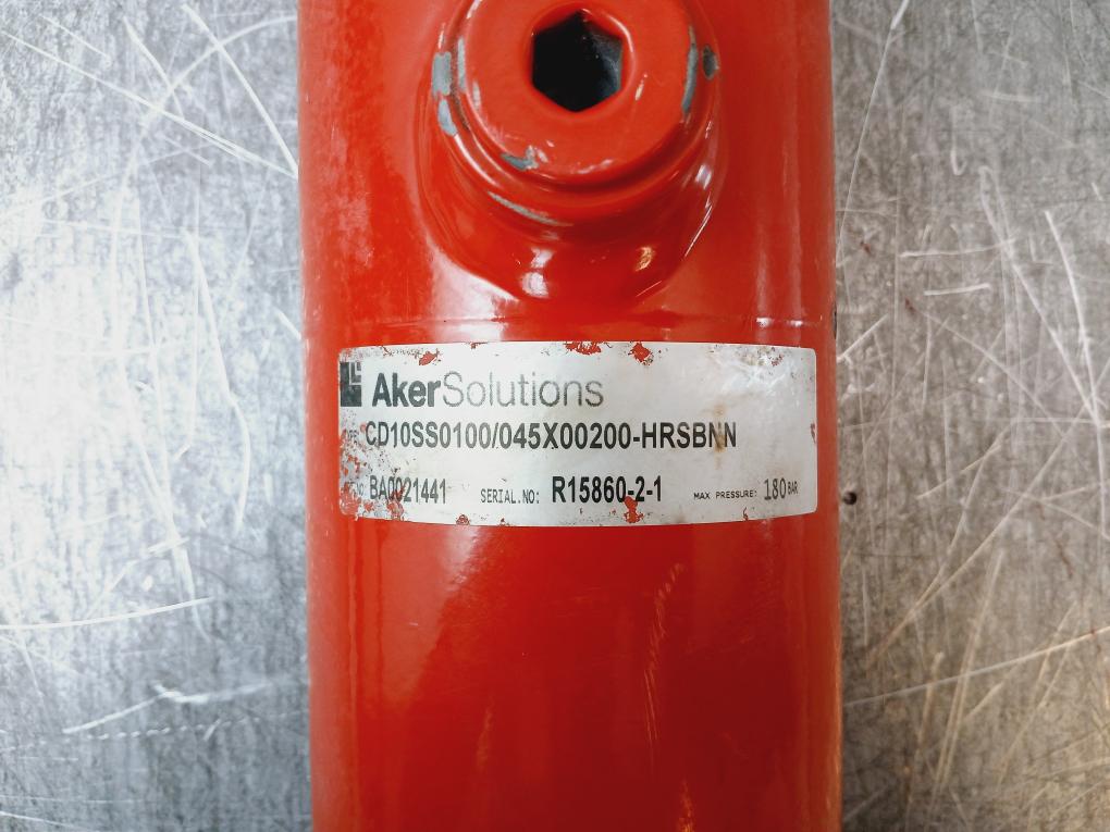 Aker Cd10Ss0100/045X00200-hrsbnn Hydraulic Cylinder 180 Bar