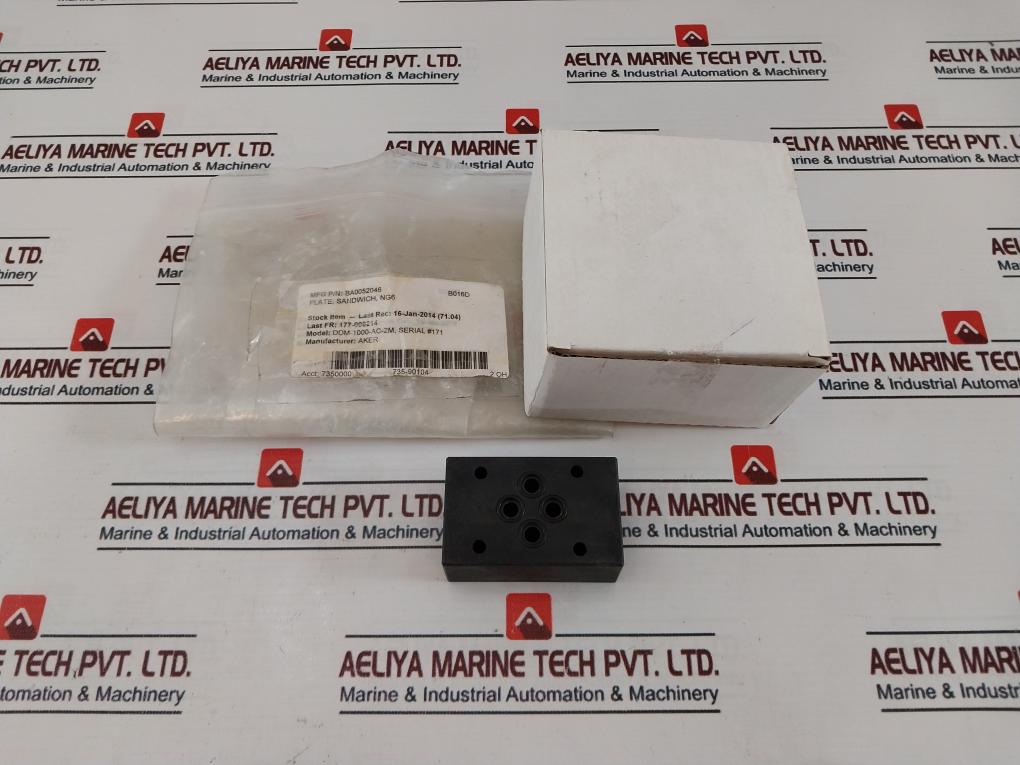 Aker Eb36338 Plate Sandwich Valve Ba0052046, Ddm-1000-ac-2M