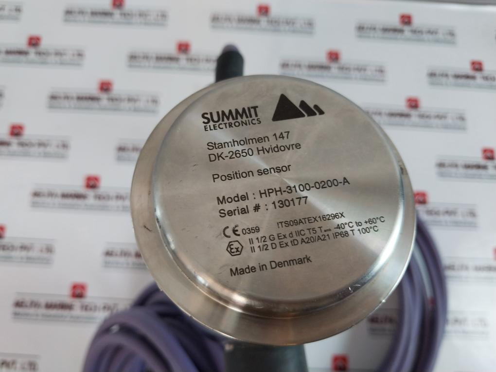 Aker HPH-3100-0200-A Temposonic Position Sensor for Cylinder 30 BA0060602 IP68