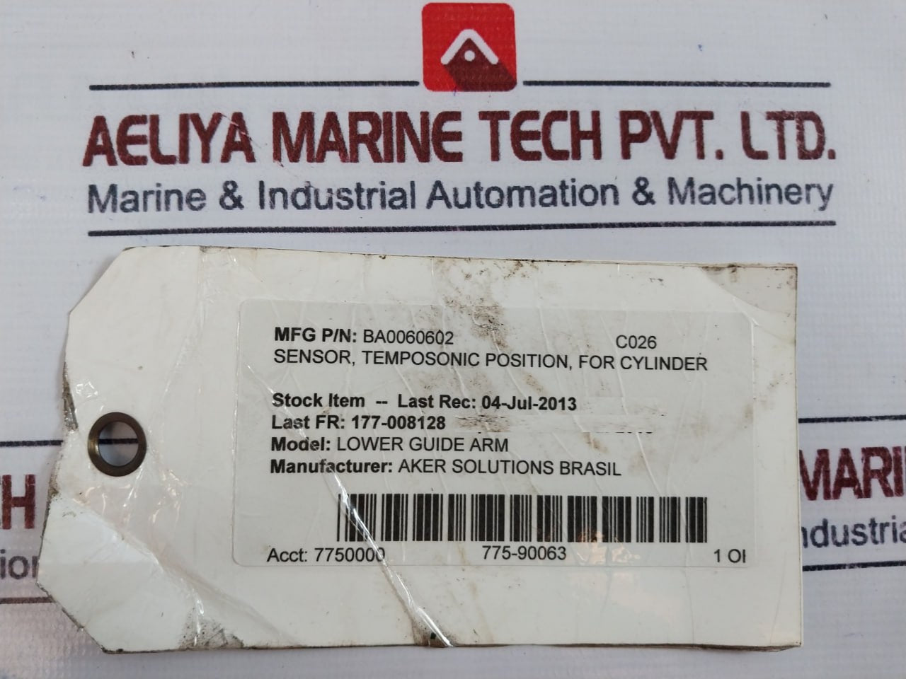 Aker HPH-3100-0200-A Temposonic Position Sensor for Cylinder 30 BA0060602 IP68