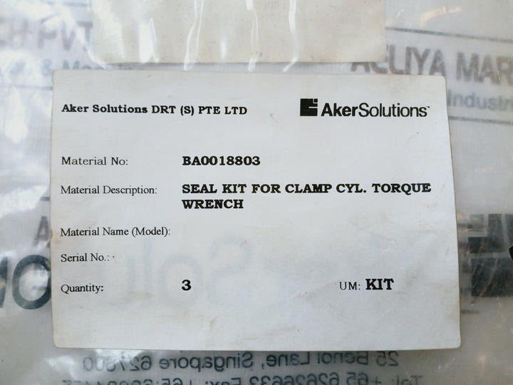 Aker SKD T-20 Seal Kit for Clamp, Wrench