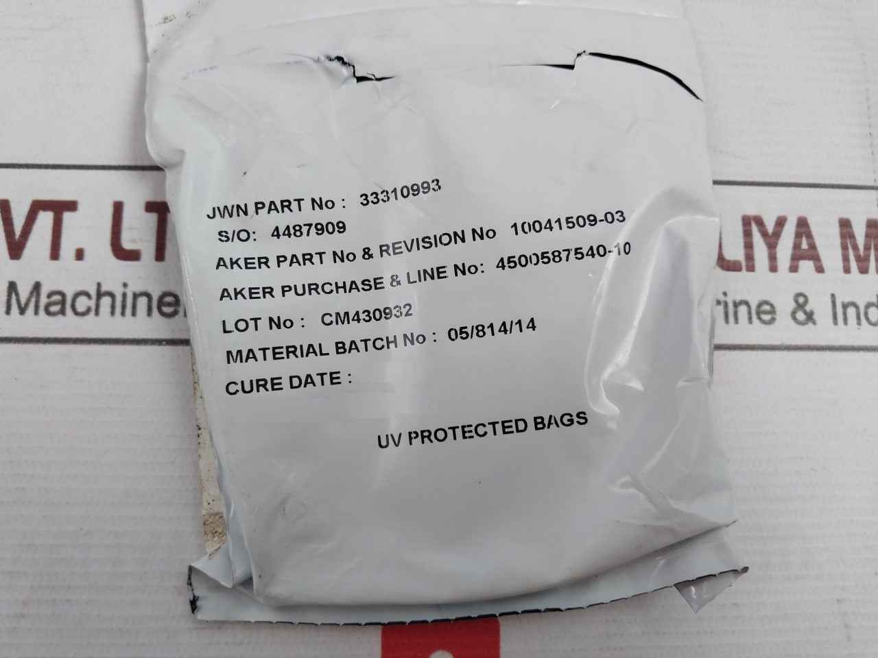 Aker Solutions 10041509 Riser Sealing Seal Hydraulic Line 10041509-03