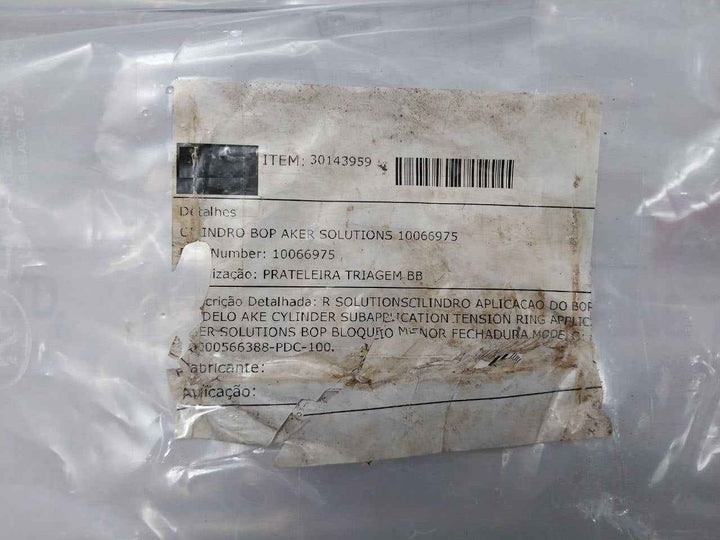 Aker Solutions 10046757 Bop Cylinder 3000 Psi Hcl Drg 900-2530 Rev 2