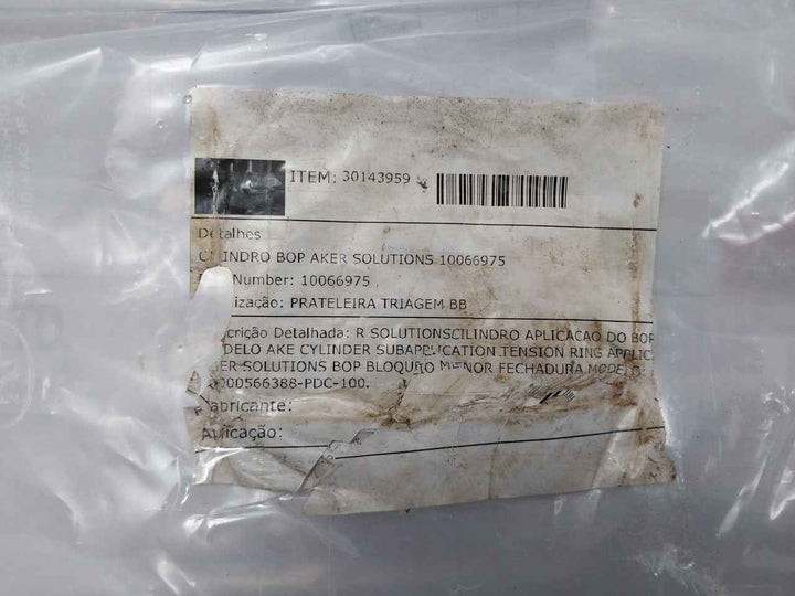 Aker Solutions 10046757 Bop Cylinder 3000 Psi Hcl Drg 900-2530 Rev 2