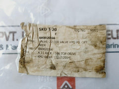 Aker Solutions BA0020366 2/2 Hydraulic Direction Valve