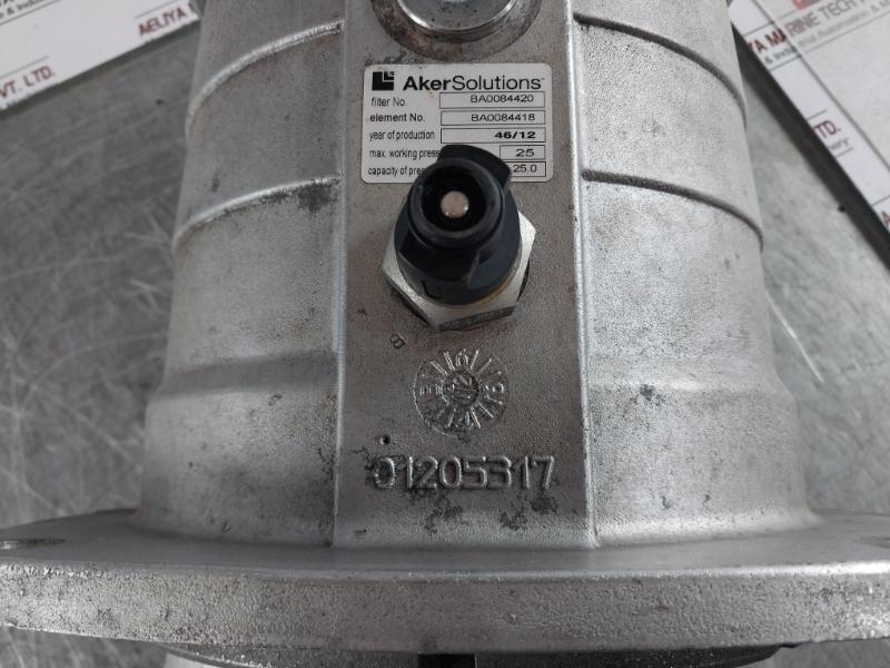 Aker Solutions Ba0084420 Filter Element Ba0084418 25 Bar Max