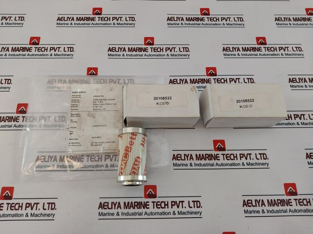 Aker Wirth K/De-d Filter Insert Element Xl-a00-0-p