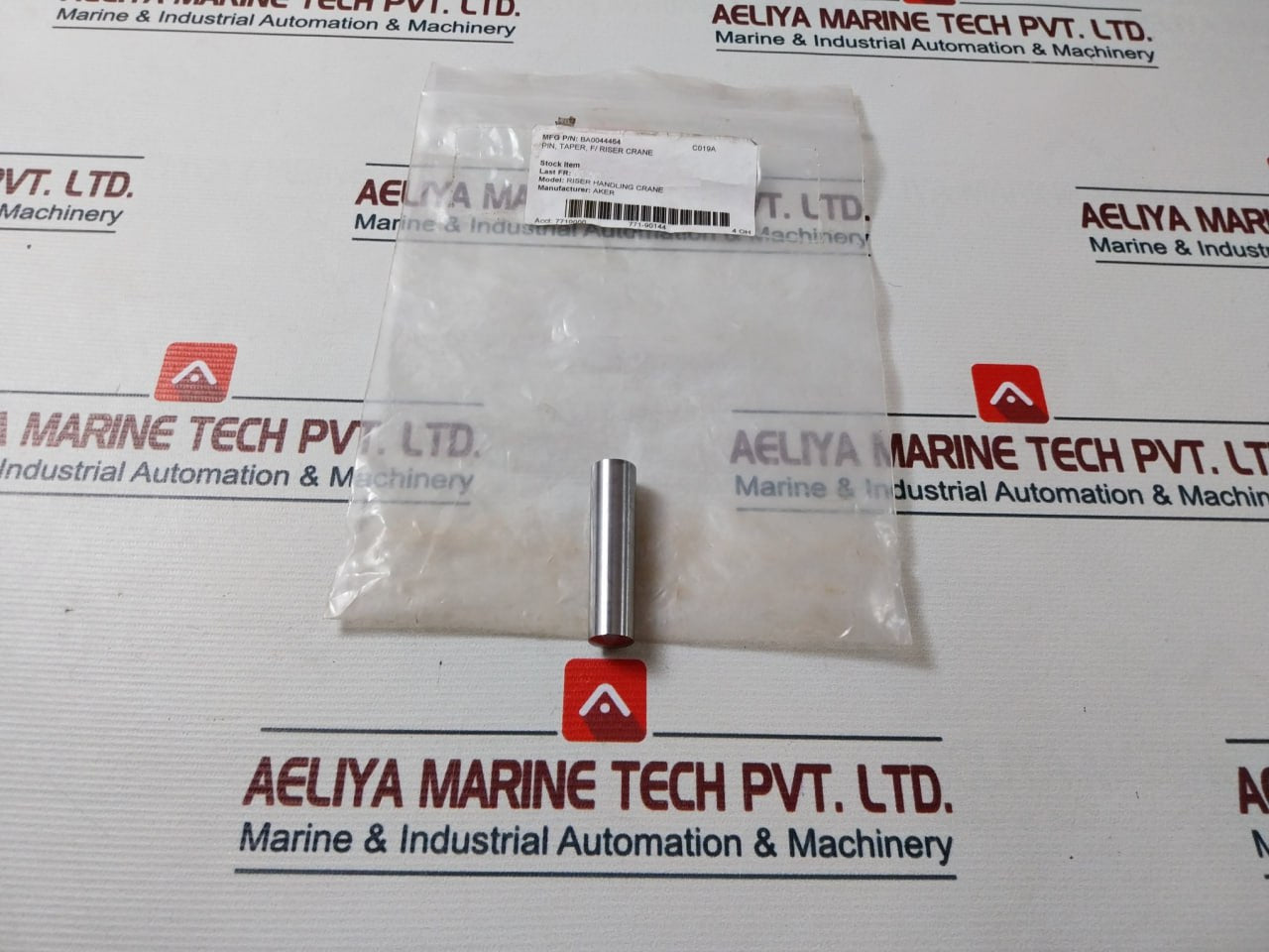 Aker Ba0044464 Taper Pin For Riser Handling Crane