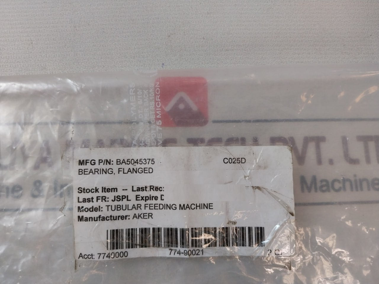 Aker Ba5045375 Flanged Bearing