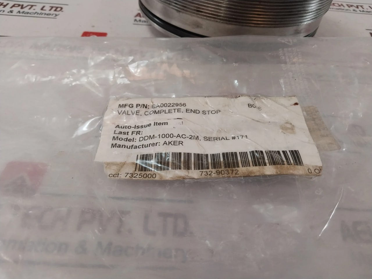 Aker Ddm-1000-ac-2M End Stop Complete Valve Ba0022956
